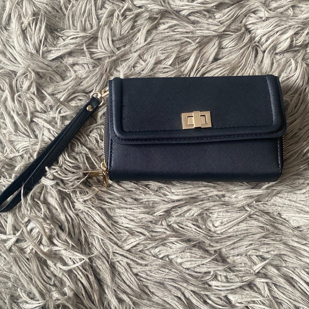 Black Twist Lock Wallet